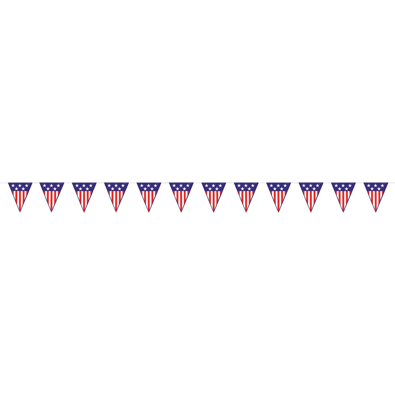 Beistle 12ft. Spirit of America Pennant Banners, 2ct.